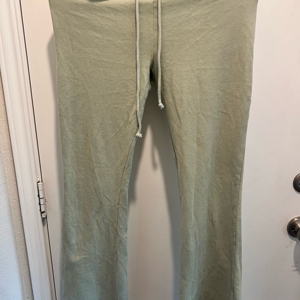 Hollister Sage Green Ultra High Rise Pants